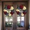 20" Memorial Day Patriotic Flower Wreath Spring Fourth of July Wreaths with Hydrangeas Summer Swag for Front Door 4th of July Red White and Blue American Flag Military Wall Decor Indoor